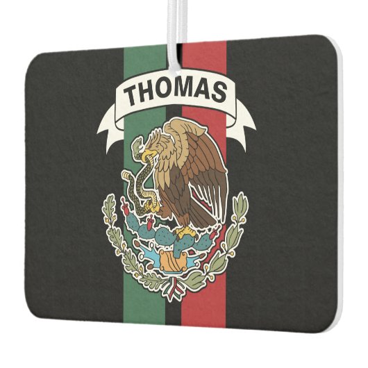 Mexicaanse vlag Race Stripes gepersonaliseerd Luchtverfrisser (Links)