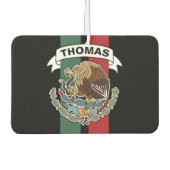 Mexicaanse vlag Race Stripes gepersonaliseerd Luchtverfrisser (Voorkant)