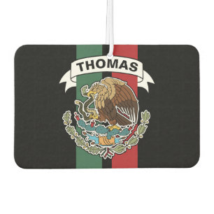 Mexicaanse vlag Race Stripes gepersonaliseerd Luchtverfrisser