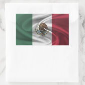 Mexicaanse vlag rechthoekige sticker (Tas)