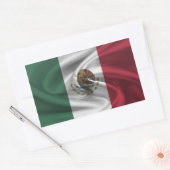 Mexicaanse vlag rechthoekige sticker (Envelop)