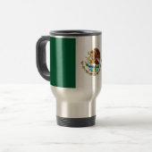 Mexicaanse vlag reisbeker (Voorkant links)