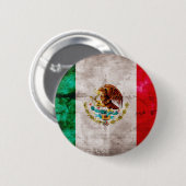 Mexicaanse vlag ronde button 5,7 cm (Voorkant /achterkant)