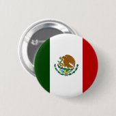 Mexicaanse vlag ronde button 5,7 cm (Voorkant /achterkant)