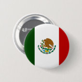 Mexicaanse vlag ronde button 5,7 cm (Voorkant /achterkant)