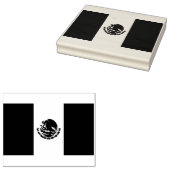 Mexicaanse vlag Rubber Art Stempel (Gestempeld)