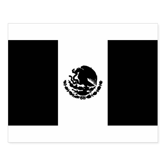 Mexicaanse vlag Rubber Art Stempel (Afrduk)