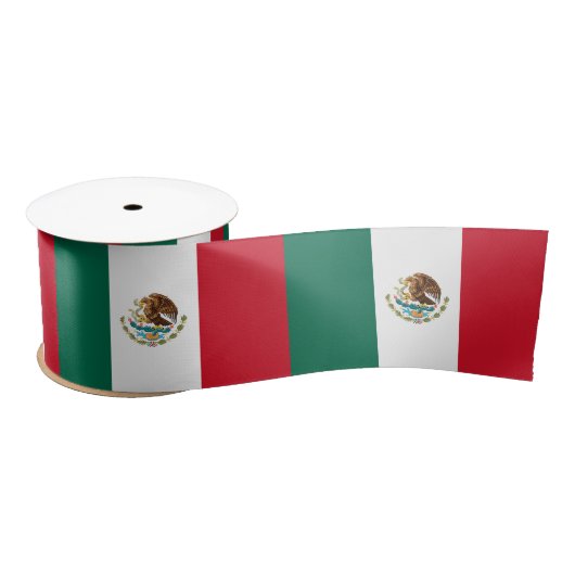 Mexicaanse vlag satijnen lint (Spoel)