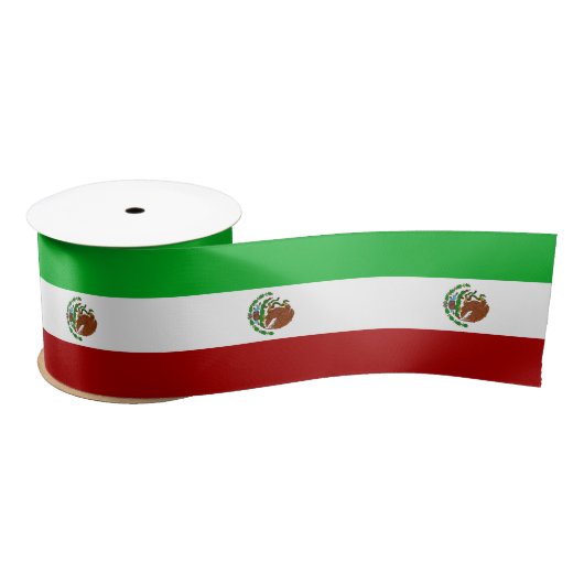 Mexicaanse vlag satijnen lint (Spoel)