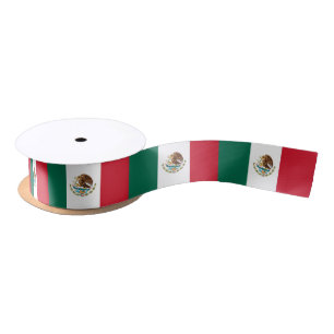 Mexicaanse vlag satijnen lint