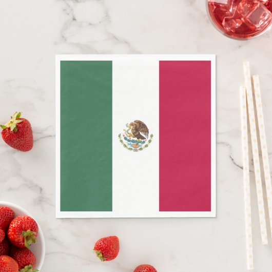 Mexicaanse vlag servet (Insitu)
