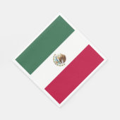 Mexicaanse vlag servet (Hoek)