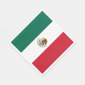 Mexicaanse vlag servet (Hoek)