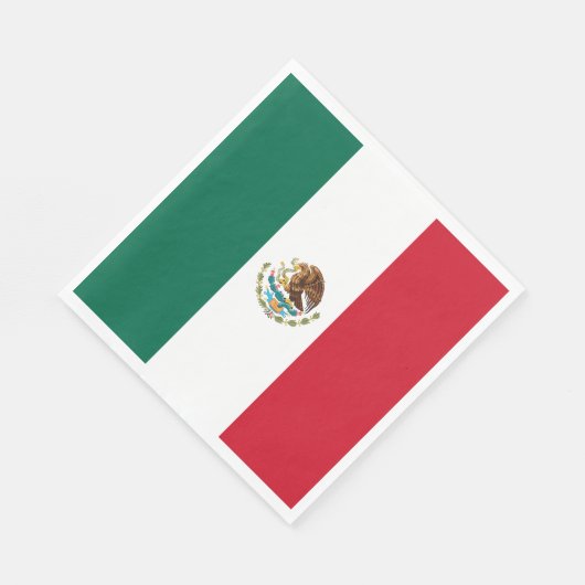 Mexicaanse vlag servet (Hoek)
