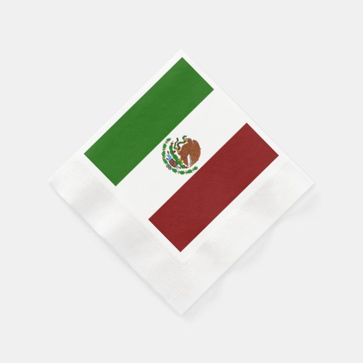 Mexicaanse vlag servet (Hoek)