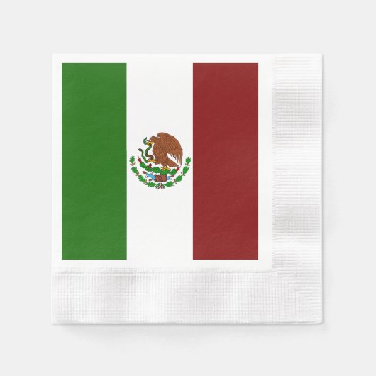 Mexicaanse vlag servet (Voorkant)
