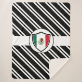Mexicaanse vlag sherpa deken (Voorkant)
