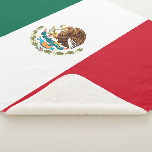 Mexicaanse vlag sherpa deken (3/4)