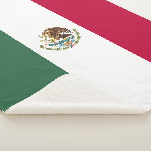 Mexicaanse vlag sherpa deken (3/4)