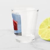 Mexicaanse vlag shot glas (Rechts)