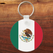 Mexicaanse vlag sleutelhanger (Achterkant)