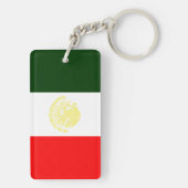 Mexicaanse vlag sleutelhanger (achterkant)