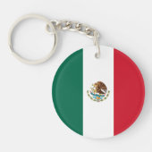 Mexicaanse vlag sleutelhanger (Voorkant)