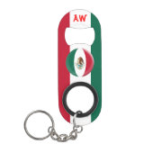 Mexicaanse vlag sleutelhanger flessenopener (Voorkant)