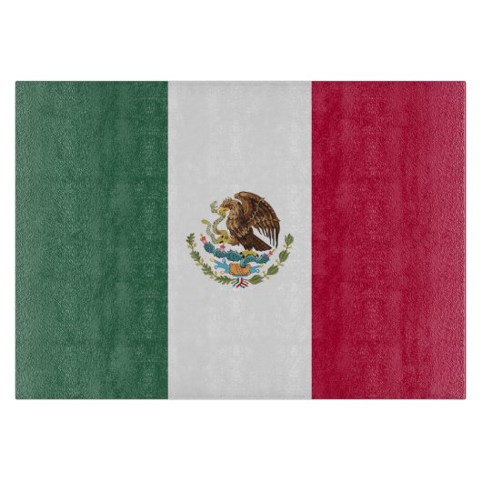Mexicaanse vlag snijplank (Voorkant)