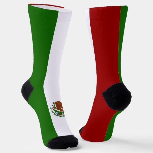 Mexicaanse vlag sokken (Gebogen)