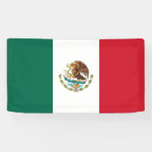 Mexicaanse vlag spandoek (Horizontaal)