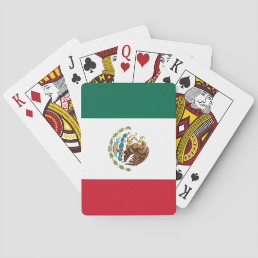 Mexicaanse Vlag Speelkaarten, Poker Pokerkaarten (Achterkant)
