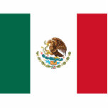 Mexicaanse vlag staand fotobeeldje<br><div class="desc">Officiële vlag van Mexico.</div>