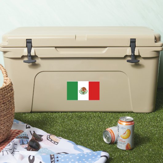 Mexicaanse vlag sticker (Koeler)