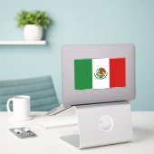 Mexicaanse vlag sticker (Laptop op bureau)