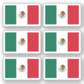 Mexicaanse vlag sticker (Voorkant)
