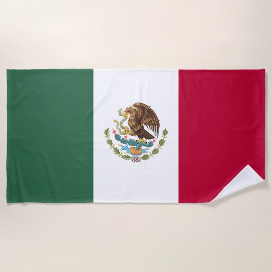 Mexicaanse vlag strandlaken (Voorkant)