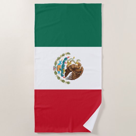 Mexicaanse vlag strandlaken (Voorkant)