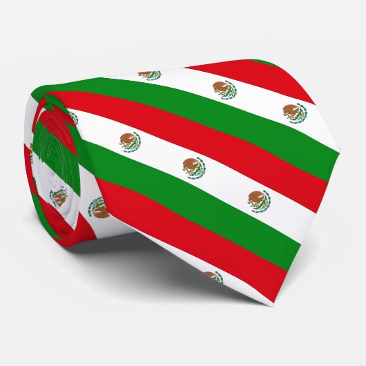 Mexicaanse vlag stropdas (Opgerold)