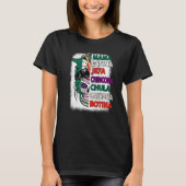 Mexicaanse vlag Sugar Skull Mama Jefa Mexico Dia D T-shirt (Voorkant)
