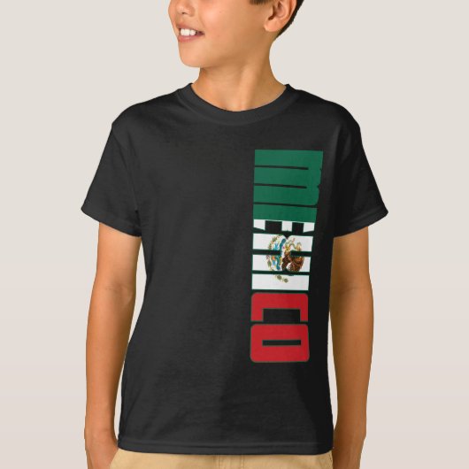 Mexicaanse vlag t-shirt (Voorkant)