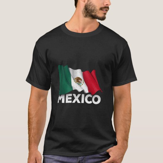 Mexicaanse vlag t-shirt (Voorkant)
