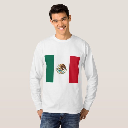 Mexicaanse vlag t-shirt (Voorkant volledig)