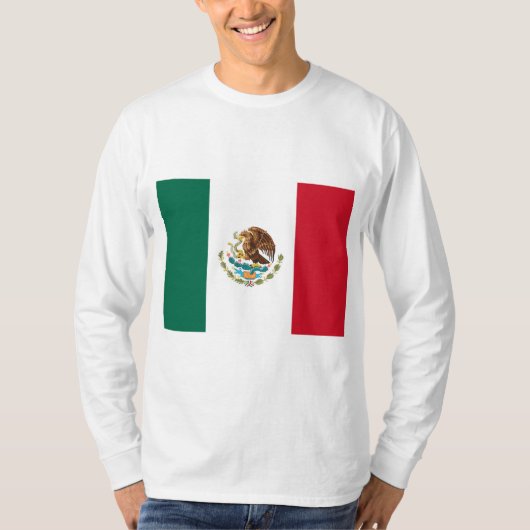 Mexicaanse vlag t-shirt (Voorkant)