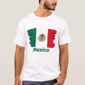 Mexicaanse vlag t-shirt (Voorkant)