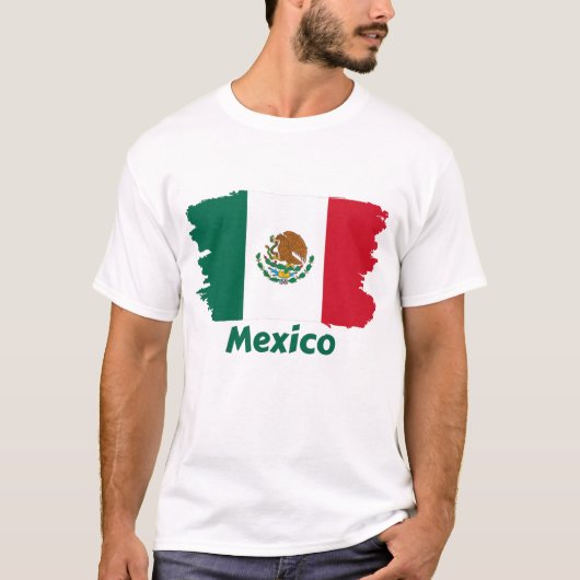 Mexicaanse vlag t-shirt (Voorkant)