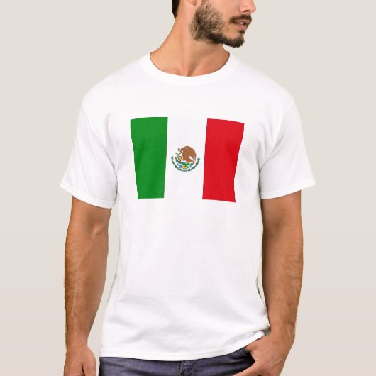 Mexicaanse vlag t-shirt (Voorkant)
