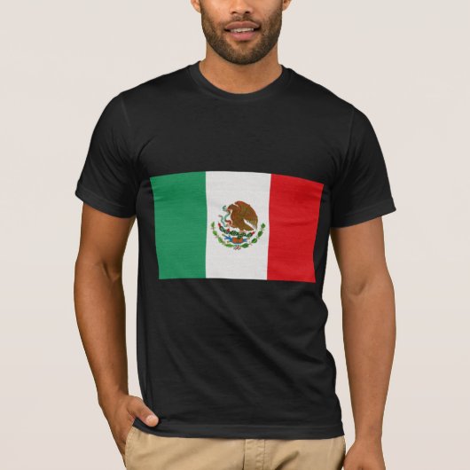 Mexicaanse vlag t-shirt (Voorkant)