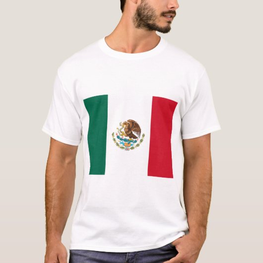 Mexicaanse vlag t-shirt (Voorkant)