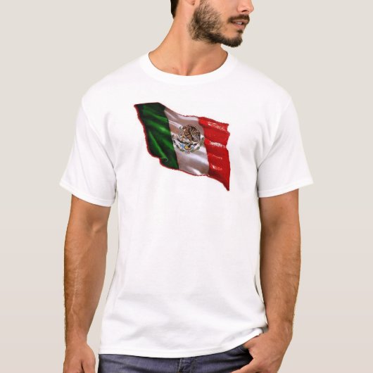 mexicaanse vlag t-shirt (Voorkant)